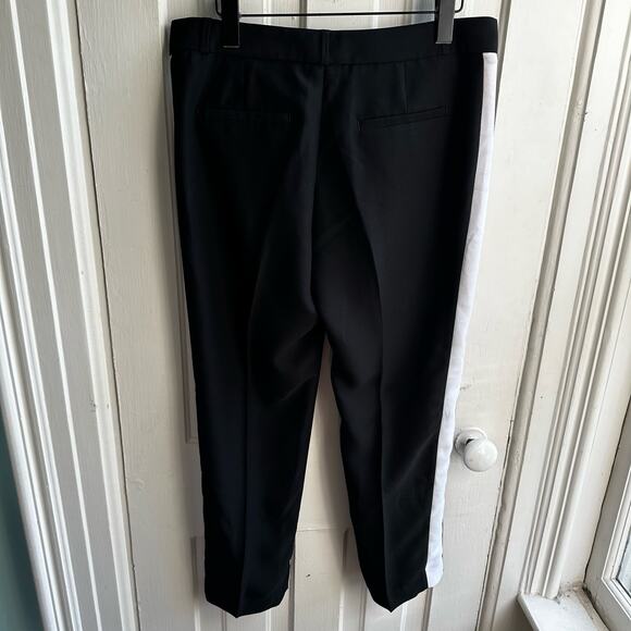 Banana Republic  Avery Tuxedo Stripe Mid Rise Dress Pant Trousers - Picture 6 of 9